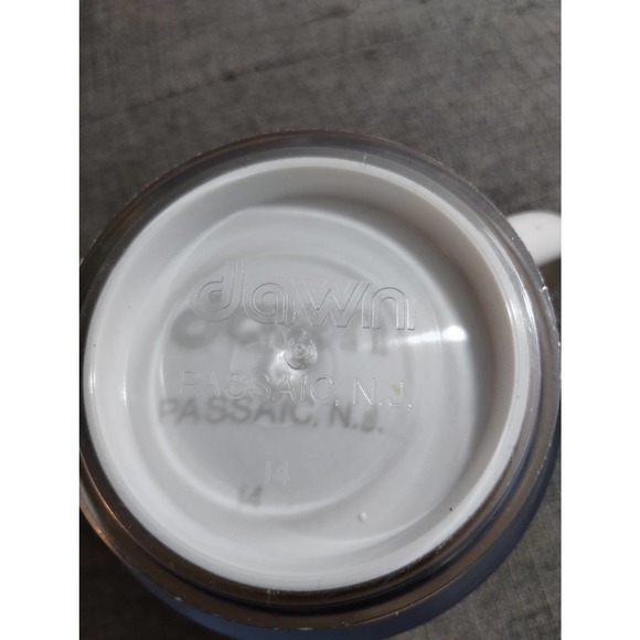 Vtg Christmas Santa Clause Mugs Set of 3 Plastic Dawn Cups (cb5) - Picture 6 of 8